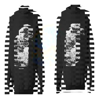 Kanagawa Japonés La Gran Ola Japonesa Ola Camisa de entrenamiento - Regaloses