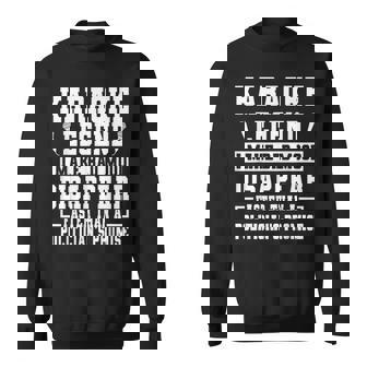 Karaoke Legend Quote Singer Sing-Along Songs Music Sweatshirt Unisex | Mazezy