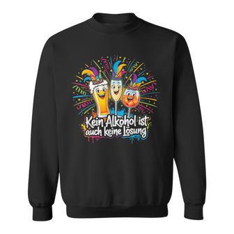 Karneval-Kostüm Ersatz Partner Lustig Alkohol Auf Bier Sweatshirt - Geschenkecke