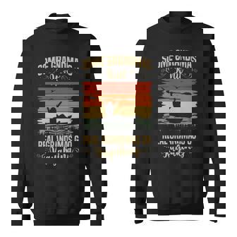 Kayaker Real Grandmas Go Kayaking Rafting Canoeing Sweatshirt Unisex | Mazezy