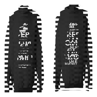 Keep Calm Handle It Nome Personalizzato Mario Felpa - Novitaregali