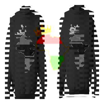 King Africa History Day Pride Melanin Africa Mapa Camisa de entrenamiento - Regaloses