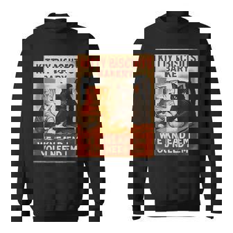 Kitty Biscuits Bakery We Knead Em You Need Em Cat Sweatshirt | Seseable FR