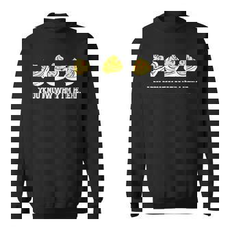 You Know Why I'm Here Deviled Eggs Thanksgiving Dinner Sweatshirt | Seseable CA