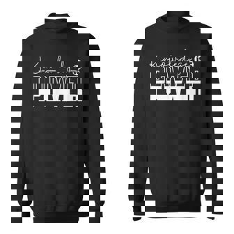 Knowledge Is Power Motivational Quote -Adults Black Small Short Sleeve Sweatshirt | Mazezy