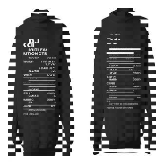 Koji 栄養成分表示 スウェットシャツ - Kawaiitshirt