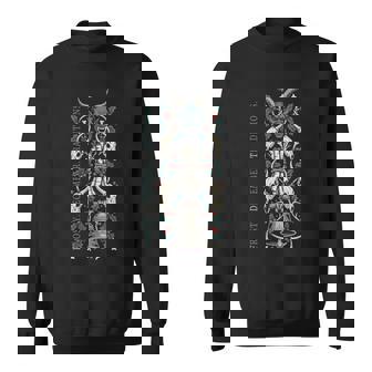 Krampus Christmas Dark Holiday Tradition Gothic Sweatshirt | Seseable CA