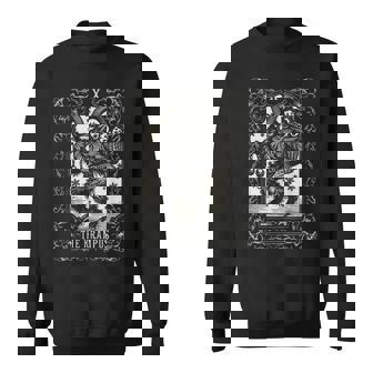 Krampus Tarot Card Christmas Season Evil Pajama Xmas Sweatshirt - Thegiftio