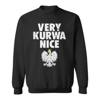 Very Kurwa Nice Poland Polska Polskie In Mangas Camisa de entrenamiento - Regaloses
