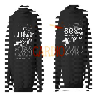 La Cuisine Est Mon Cardio Chefs Cuisiner Cuisiniers Chef Sweater e - Cadeauxyz