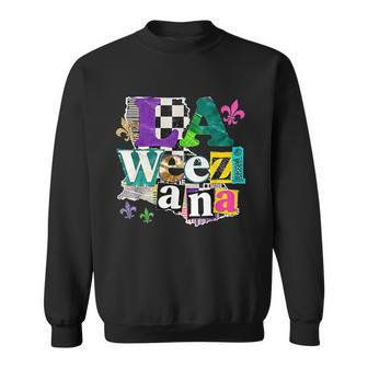La Weezy Ana Louisiana Mardi Gras Carnival Sweatshirt | Mazezy