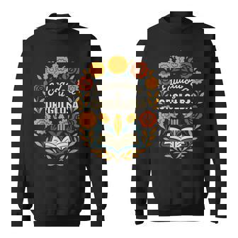 Latina Teacher Bilingual Educator Spanish Heritage Empower Sweatshirt Unisex | Mazezy