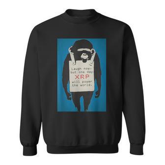 Laugh Now But One Day Xrp Will Power The World Xrp Coin Sweatshirt - Monsterry