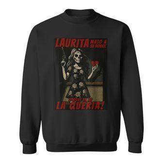 Laurita Mato A Su Novio Mexican Halloween Sweatshirt - Thegiftio UK