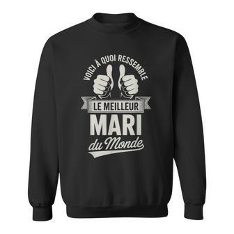 Le Meilleur Mari Du Monde Cadeau Humoristique Meilleur Époux Sweater e - Cadeauxyz