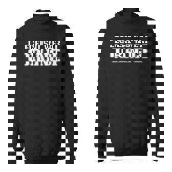 Legends Wear Orange Spirit Wear Team Game Color War Sweatshirt | Mazezy