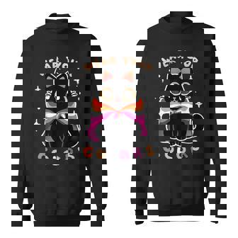 Lesbiana Orgullo Lgtb Gato Mono Camisa de entrenamiento - Regaloses