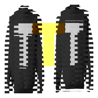 Letter T Group Costume Pretend Halloween Costume Sweatshirt | Mazezy