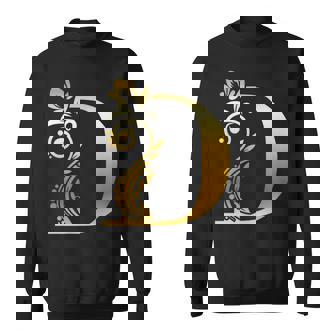 Lettres Colorées Avec Monogramme Lettres D Majuscules Sweater e - Cadeauxyz