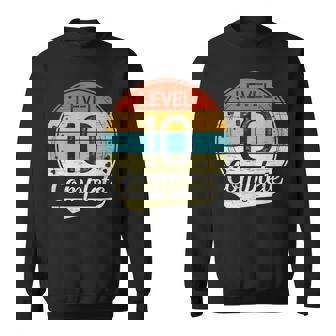 Level 10 Complete Retro 10th Wedding Anniversary Sweatshirt Unisex | Mazezy