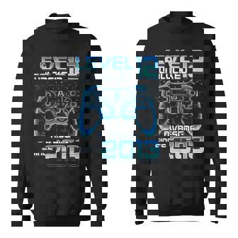 Level 12 Unlocked Video Game Party 12Th Birthday Gamer Boys Sweatshirt - Seseable