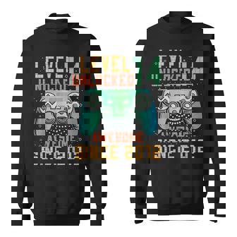 Level 14 Unlocked Awesome Since 2012 14Th Birthday Boy Sweatshirt - Thegiftio