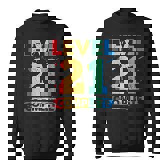 Level 21 Complete 21 Aniversario De Boda 21 Años Camisa de entrenamiento - Regaloses