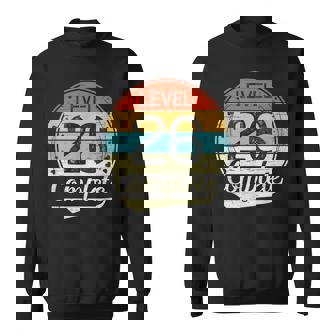 Level 26 Complete Retro 26th Wedding Anniversary Sweatshirt Unisex | Mazezy