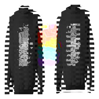 Lgbt Lesbiana Gay Orgullo Csd Bandera Del Arco Iris Gatos Camisa de entrenamiento - Regaloses