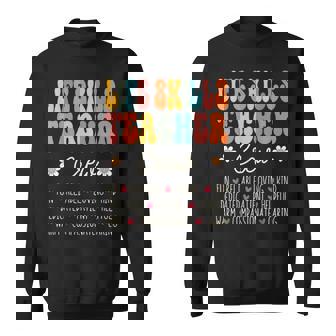 Life Skills Teacher Crew Appreciation Week Back To School Sweatshirt Unisex | Mazezy