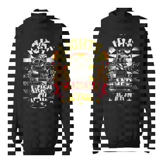 Lights Director Camera Movie Action Film Featuring A Film Sweatshirt | Mazezy