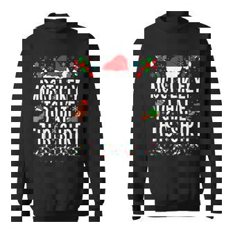 Most Likely To Hate This Family Xmas Pajamas Sweatshirt | Mazezy