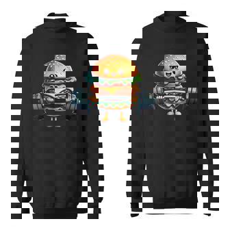 Linda Hamburguesa Para Levantamiento De Pesas Fitness Gimnasio Entrenamiento Hamburguesa Camisa de entrenamiento - Regaloses