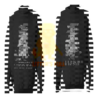 Litter’S Full Cat Parody Sweatshirt | Mazezy