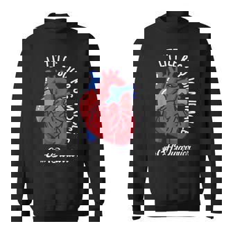 Little Boy Chd Warrior Congenital Heart Disease Awareness Sweatshirt | Seseable FR