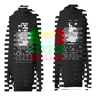 The Little Meatball Italian Themed 1St Birthday Matching Sweatshirt - Thegiftio