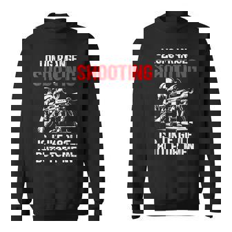 Long Range Shooting It's Like Golf But For Men Sniper Sweatshirt Unisex | Mazezy