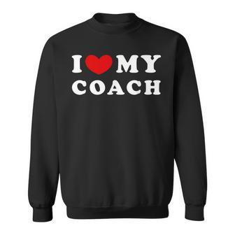 I Love My Coach Amo A Mi Entrenador Camisa de entrenamiento - Regaloses