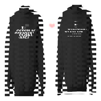 I Love Contemporary Classical Heart Contemporary Classical Sweatshirt Unisex | Mazezy