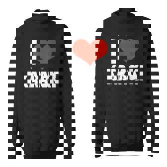 I Love Karaoke Singer Sing-Along Songs Music Sweatshirt Unisex | Mazezy