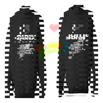 I Love Squirting I Heart Squiting Water Squirt Gun Sweatshirt - Thegiftio