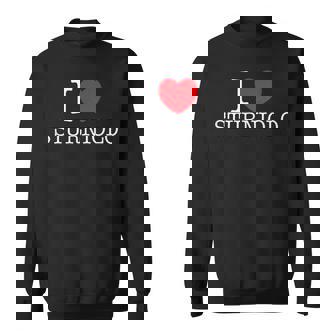 I Love Sturniolo Heart Personalized Name Sturniolo Sweatshirt - Monsterry