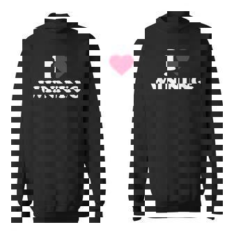 I Love Winning I Heart Winning Lover Win Winner Sweatshirt - Monsterry