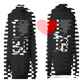 I Love ハート Bj スウェットシャツ - Kawaiitshirt