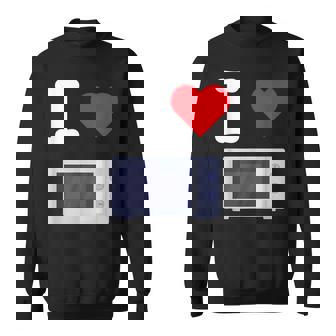 I Love 電子レンジ オーブン 料理 暖房 食品 キッチン 家電 スウェットシャツ - Kawaiitshirt