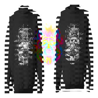 Lovers Pop Art German Shepherd Sweatshirt Unisex | Mazezy