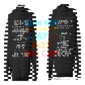 Low Key 6 7 Rizz Middle School 67 Sweatshirt | Seseable UK