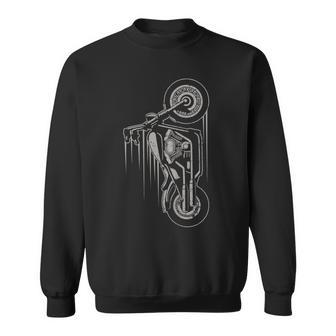 Low Rider Chopper Bike Motorcycle Rider Biker Husband Sweatshirt - Thegiftio