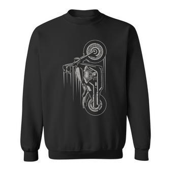 Low Rider Chopper Bike Motorrad Fahrer Biker Herren Ehemann Sweatshirt - Geschenkecke