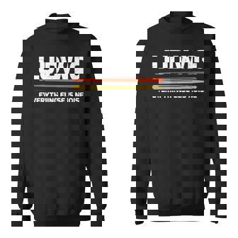 Ludwig Everything Else Is Noise クラシック音楽ドラムスティック 長袖tシャツ スウェットシャツ - Kawaiitshirt